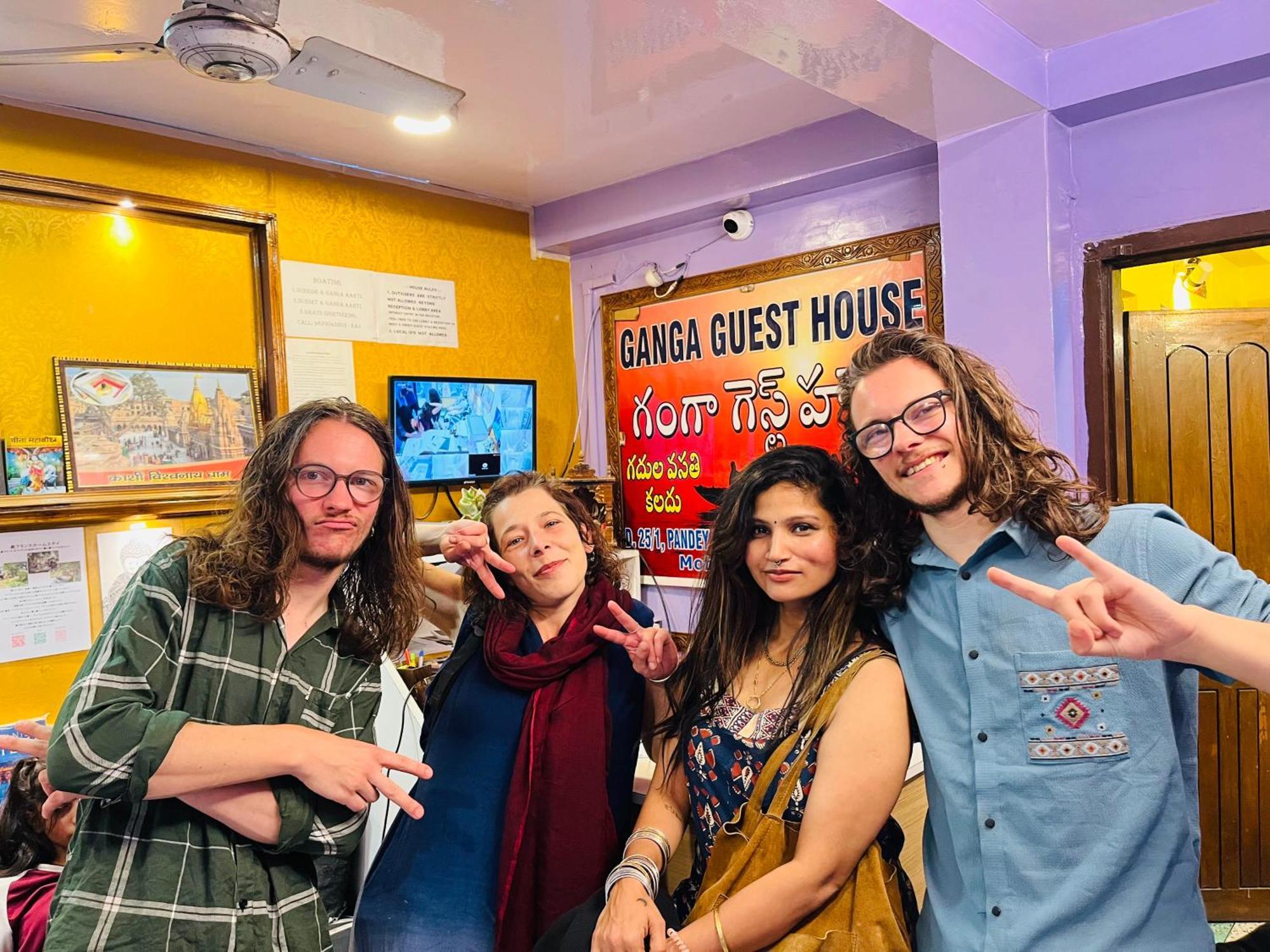 Ganga Guest House Váránaszi Kültér fotó